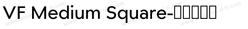 VF Medium Square字体转换